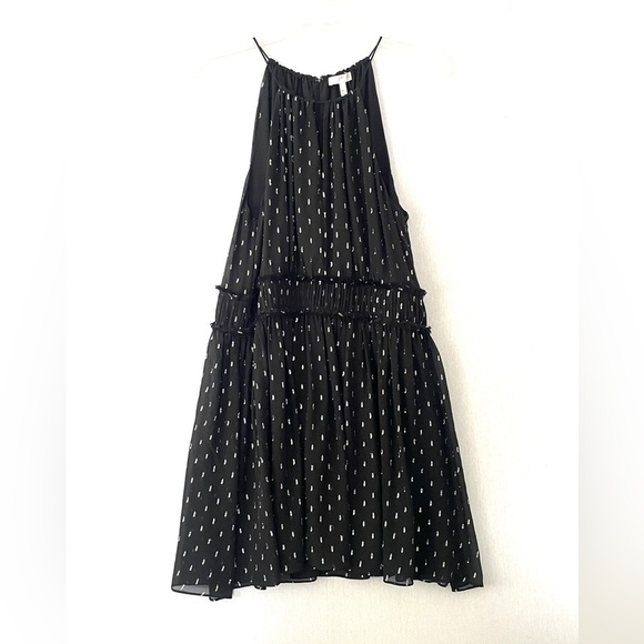 Joie NWOT Althia Metallic Silk Dress - Picture 3 of 10